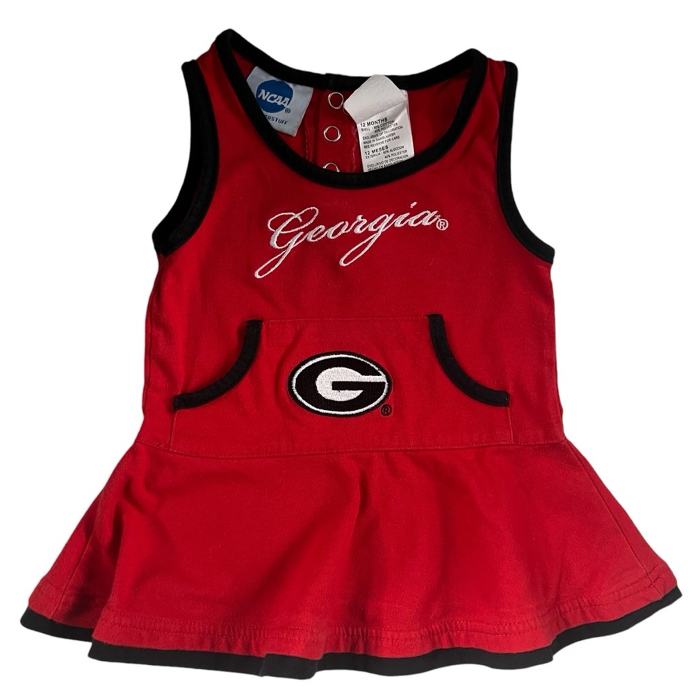 University of Georgia Dress - UGA Bulldogs - Infant 12 Mos - College Game Day